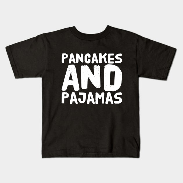 pancakes and pajamas Kids T-Shirt by captainmood